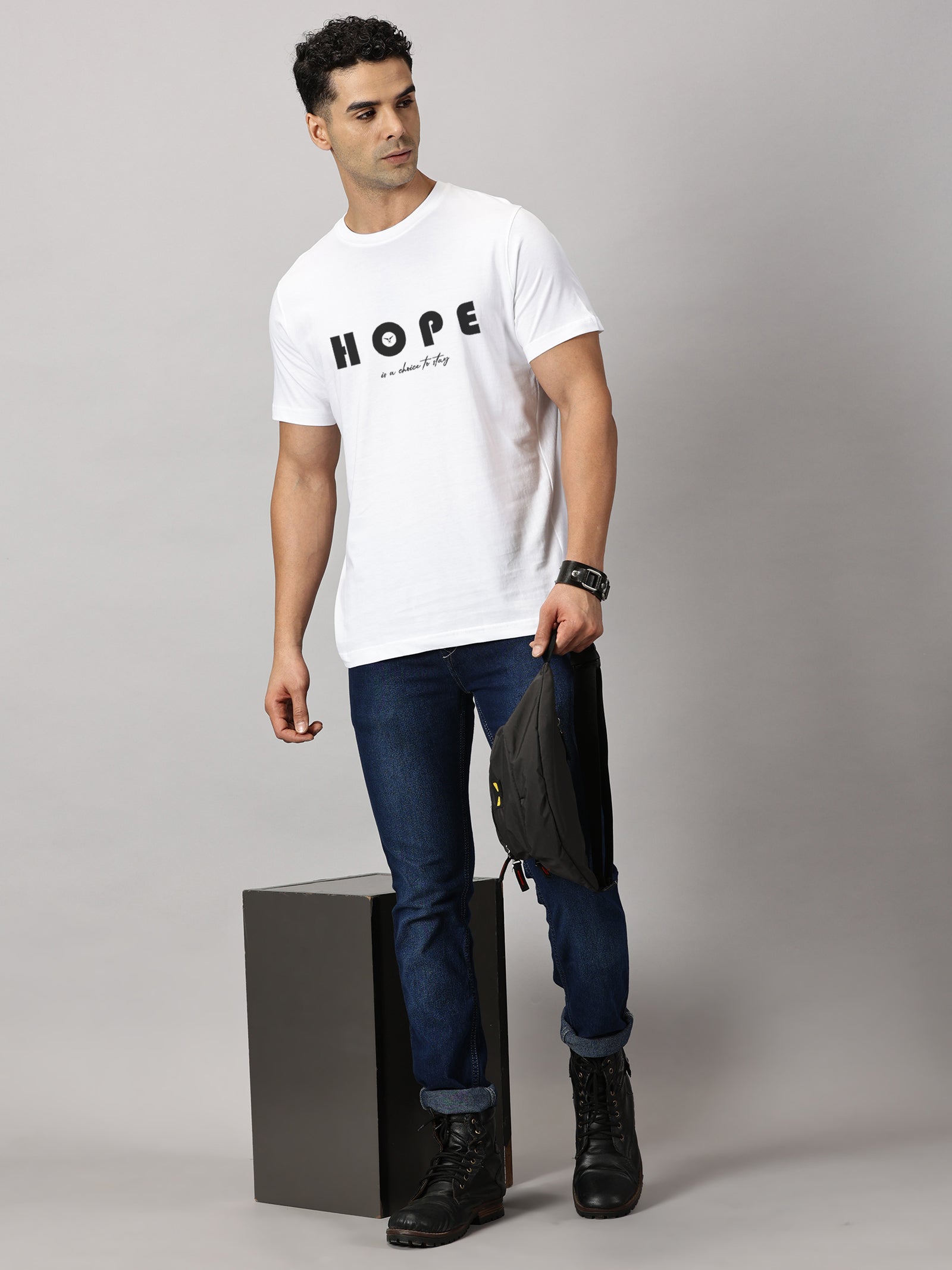 Basics : Hope Printed T-Shirt