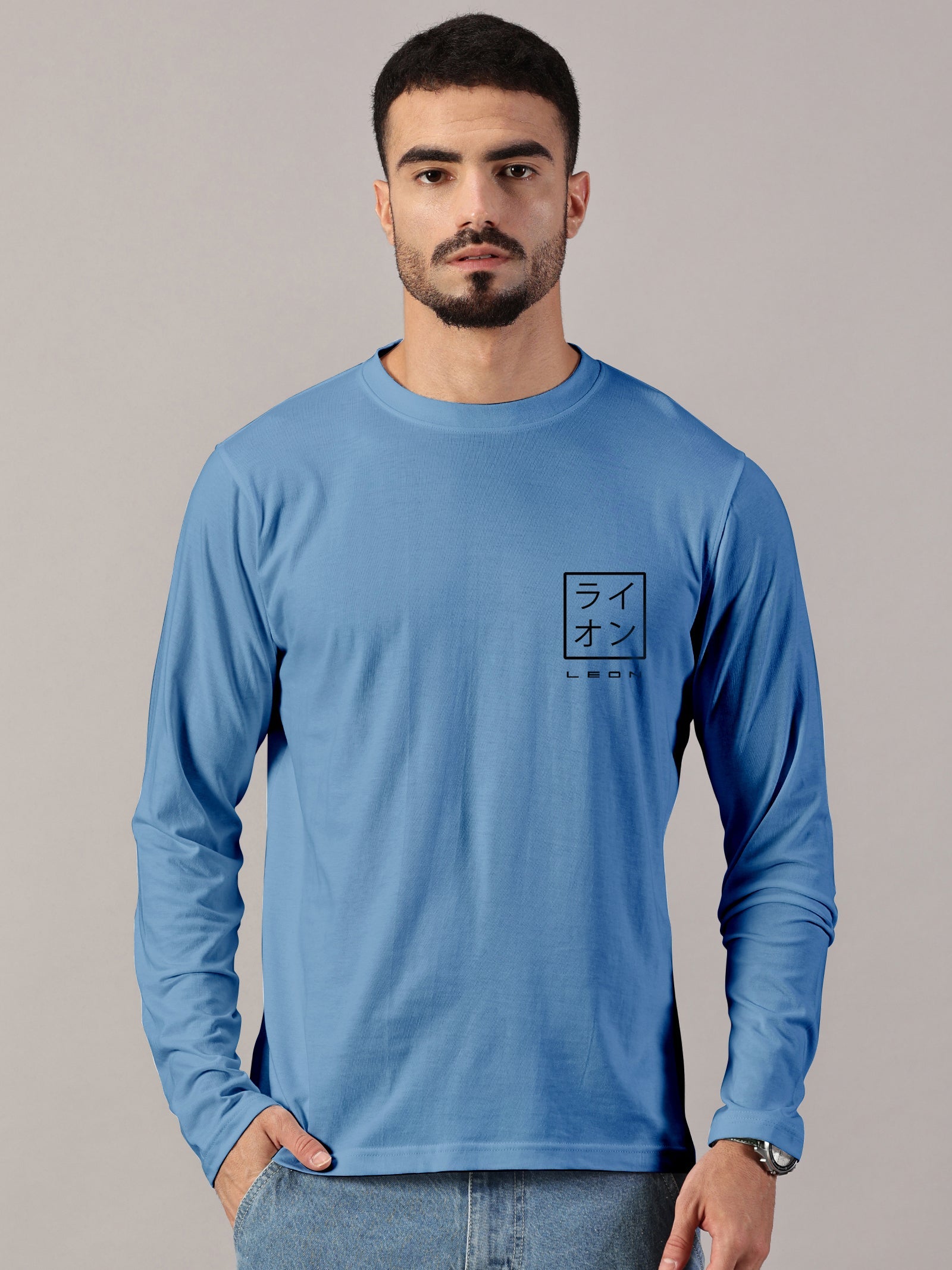 Basics : Leon Stamp Printed T-Shirt