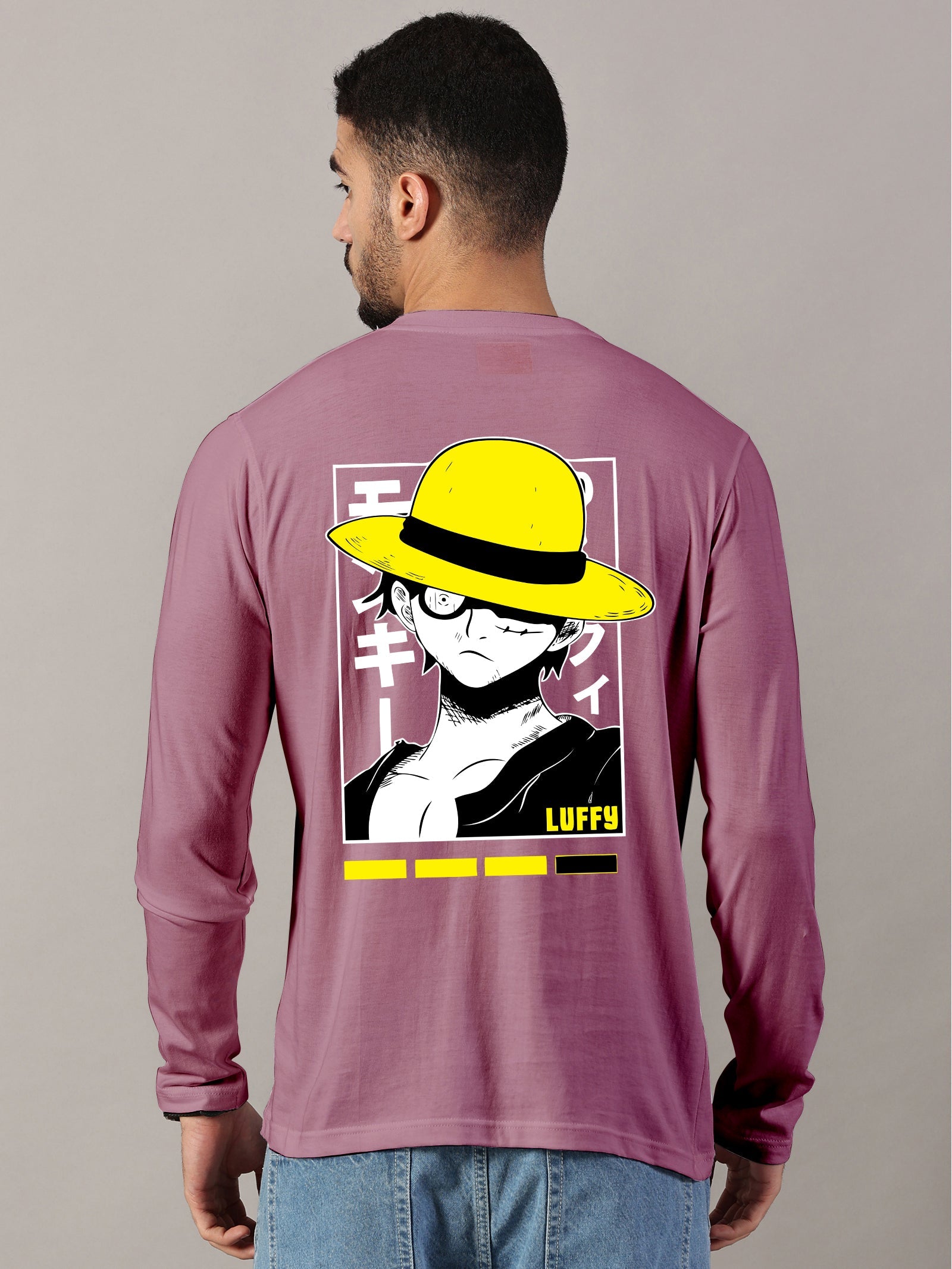 Basic Full sleeve : Luffy Printed T-Shirt