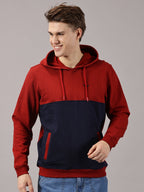Sweatshirt : Colour Block Hoodie