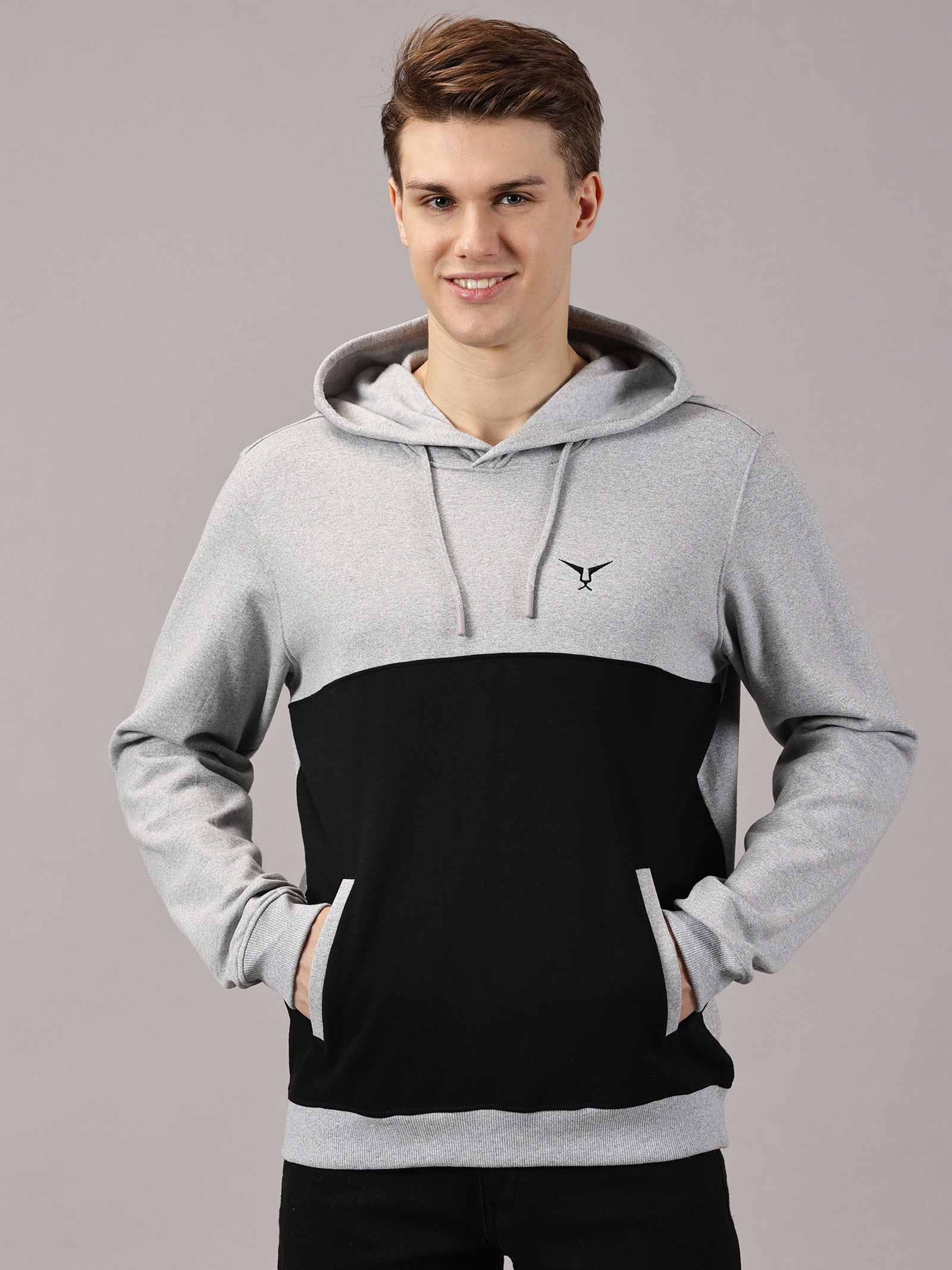 Sweatshirt : Colour Block Hoodie
