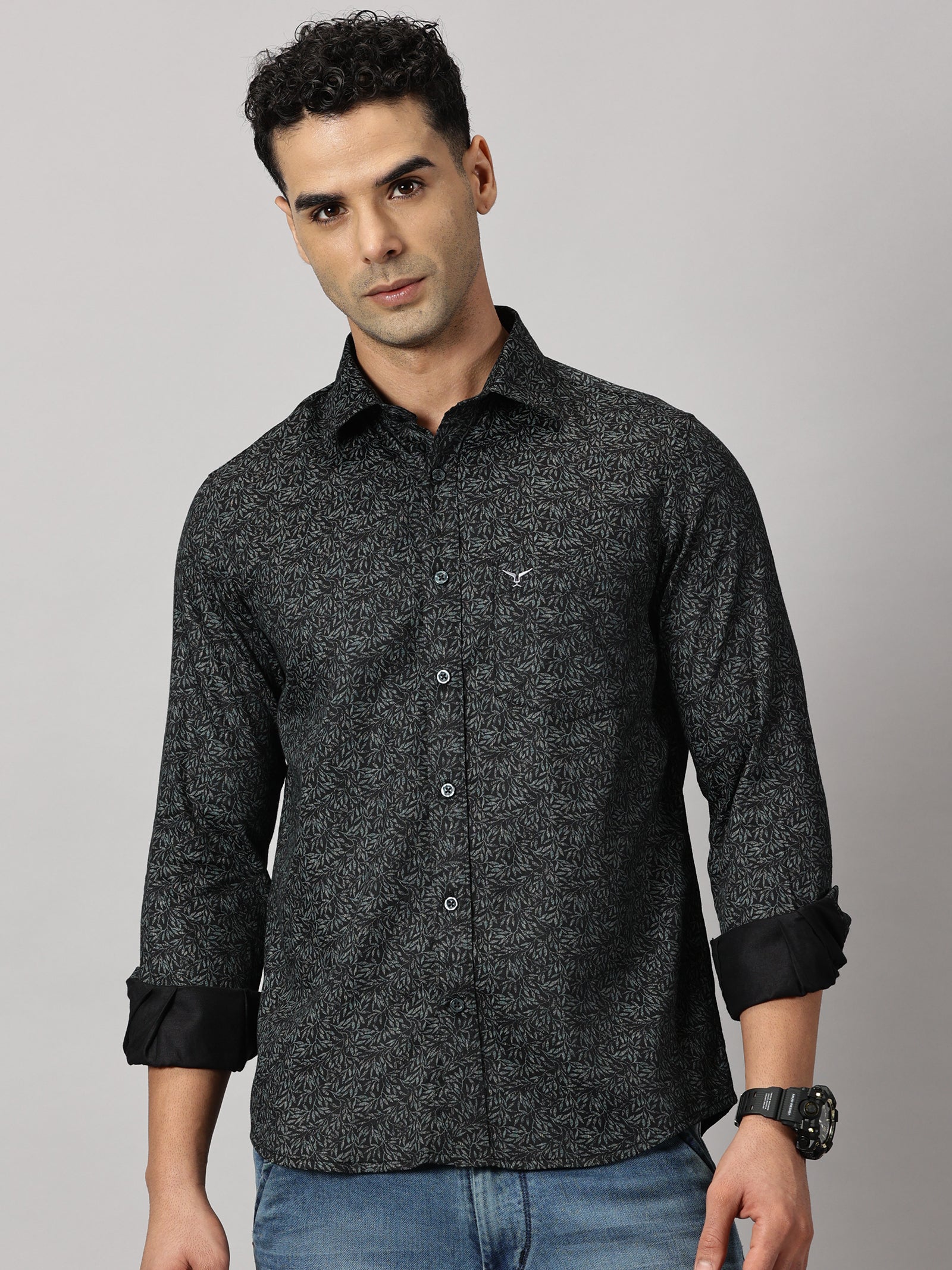 Casuals : Floral Printed Shirt