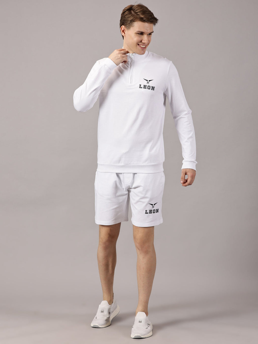 Active Wear :Sports High Neck and Shorts sets