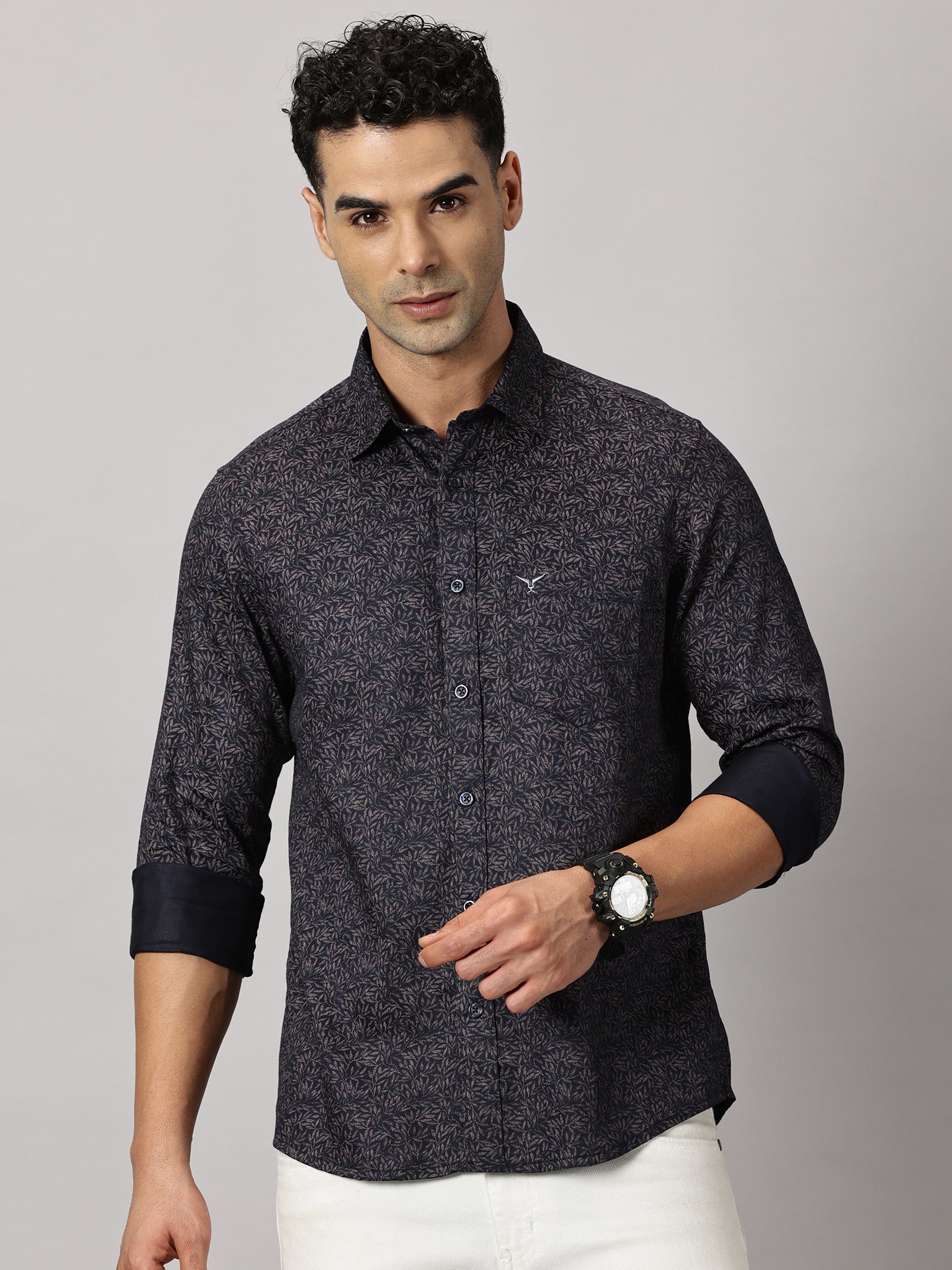 Casuals : Floral Printed Shirt