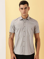 Casuals : Floral Print half sleeve shirt