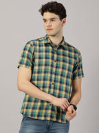 Casual  : Checkered Poly Cotton shirt