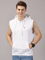 Sweatshirt ::God Did Printed Sleeveless Hoodie