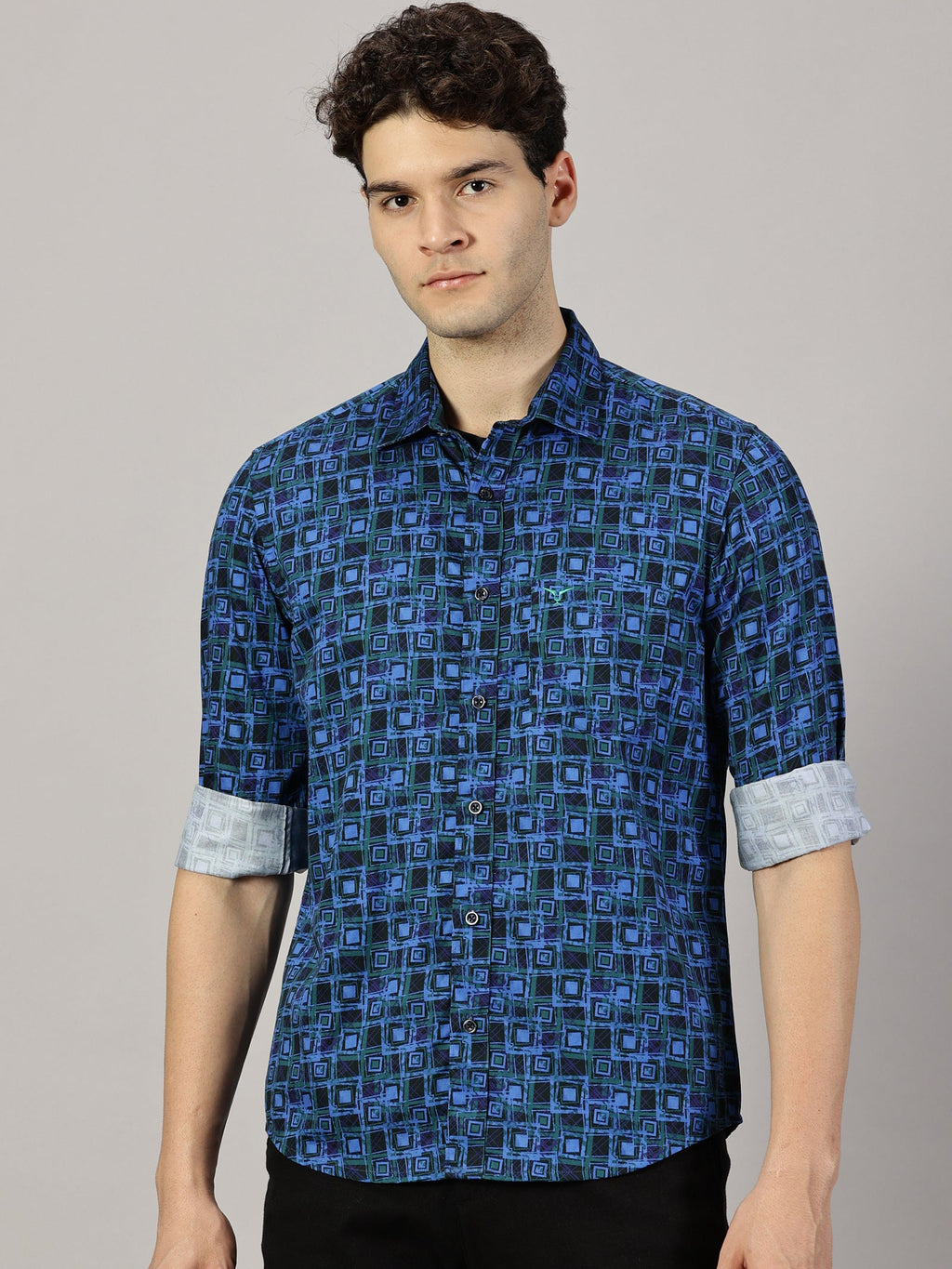 Casuals : Geometric Printed Shirt