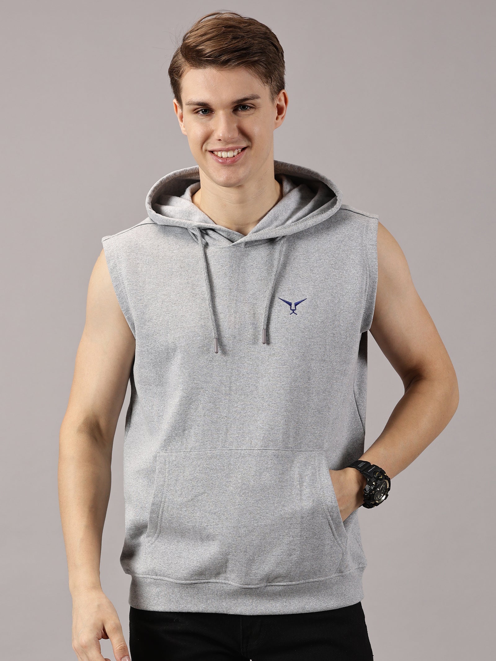 Sweatshirt : Sleeveless Hoodie