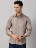 Casulas : Geometric Textured Shirt