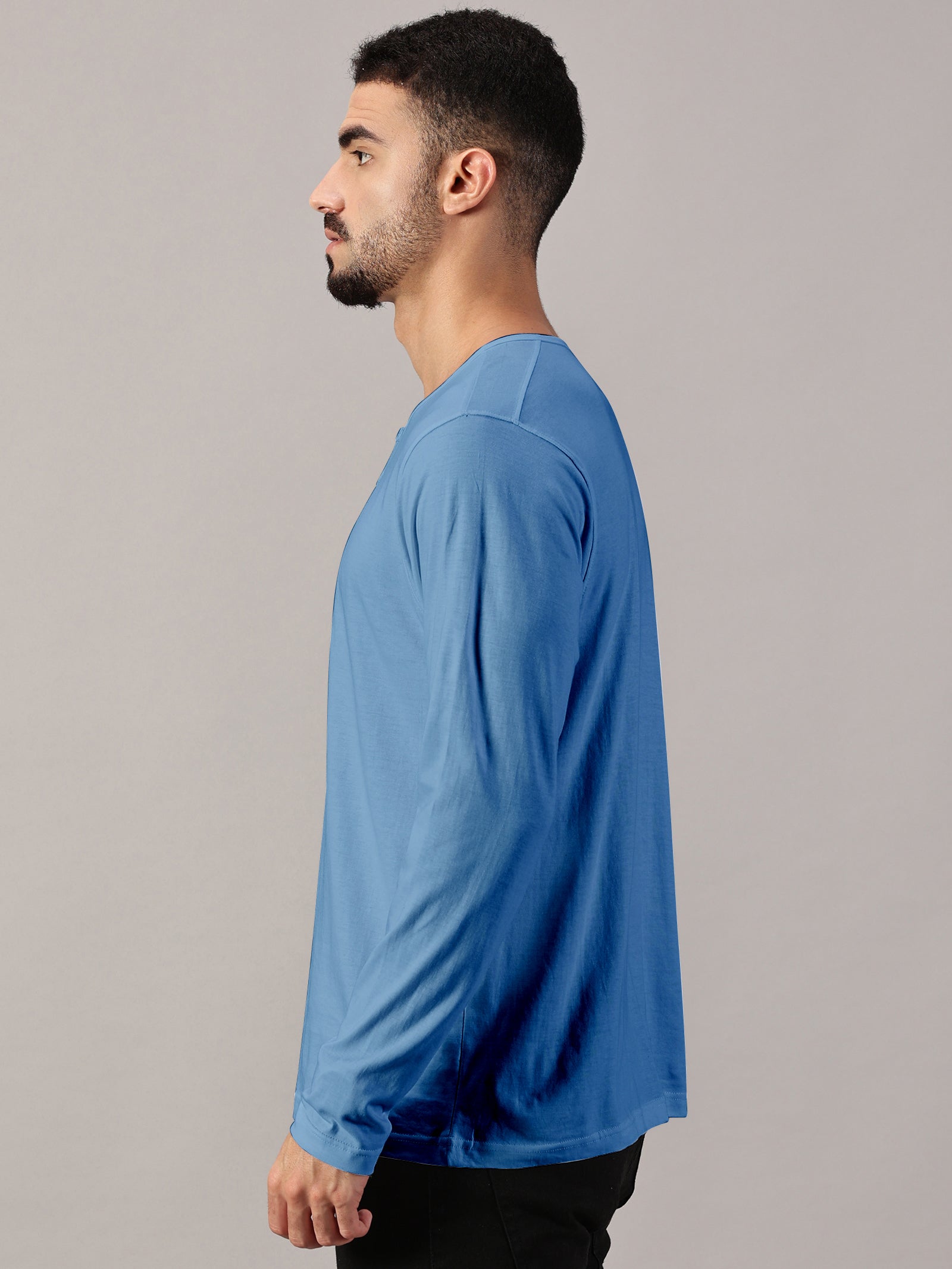 Casuals : Henley Neck T-Shirt