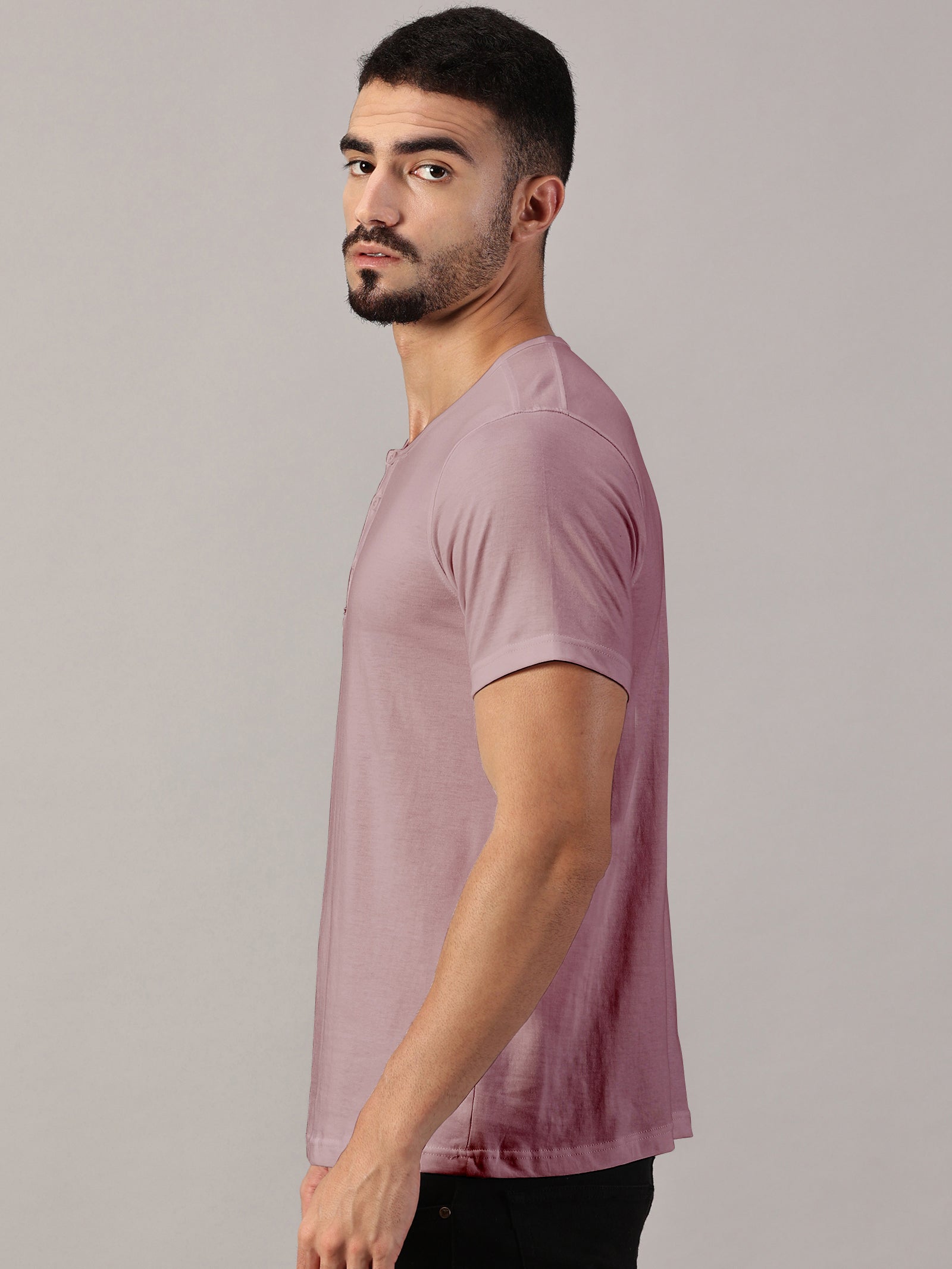Casuals : Henley Neck T-Shirt