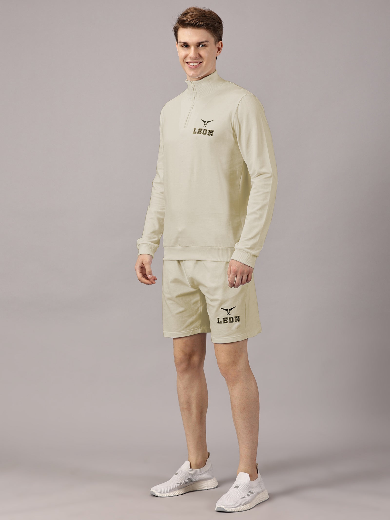 active wear :Sports High Neck and Shorts sets