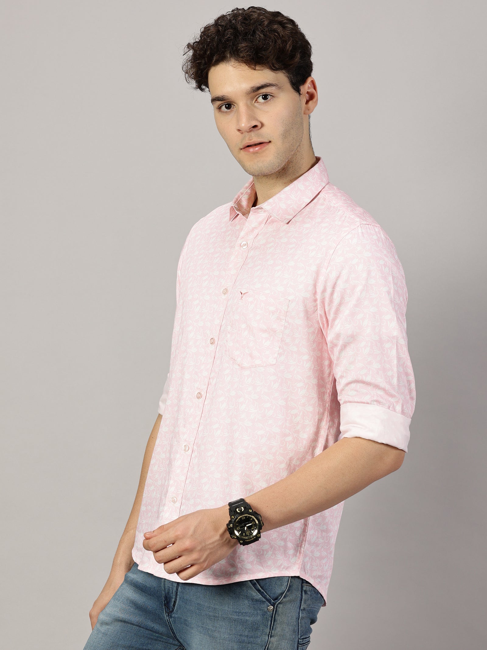 Casuals : Floral Printed Shirt