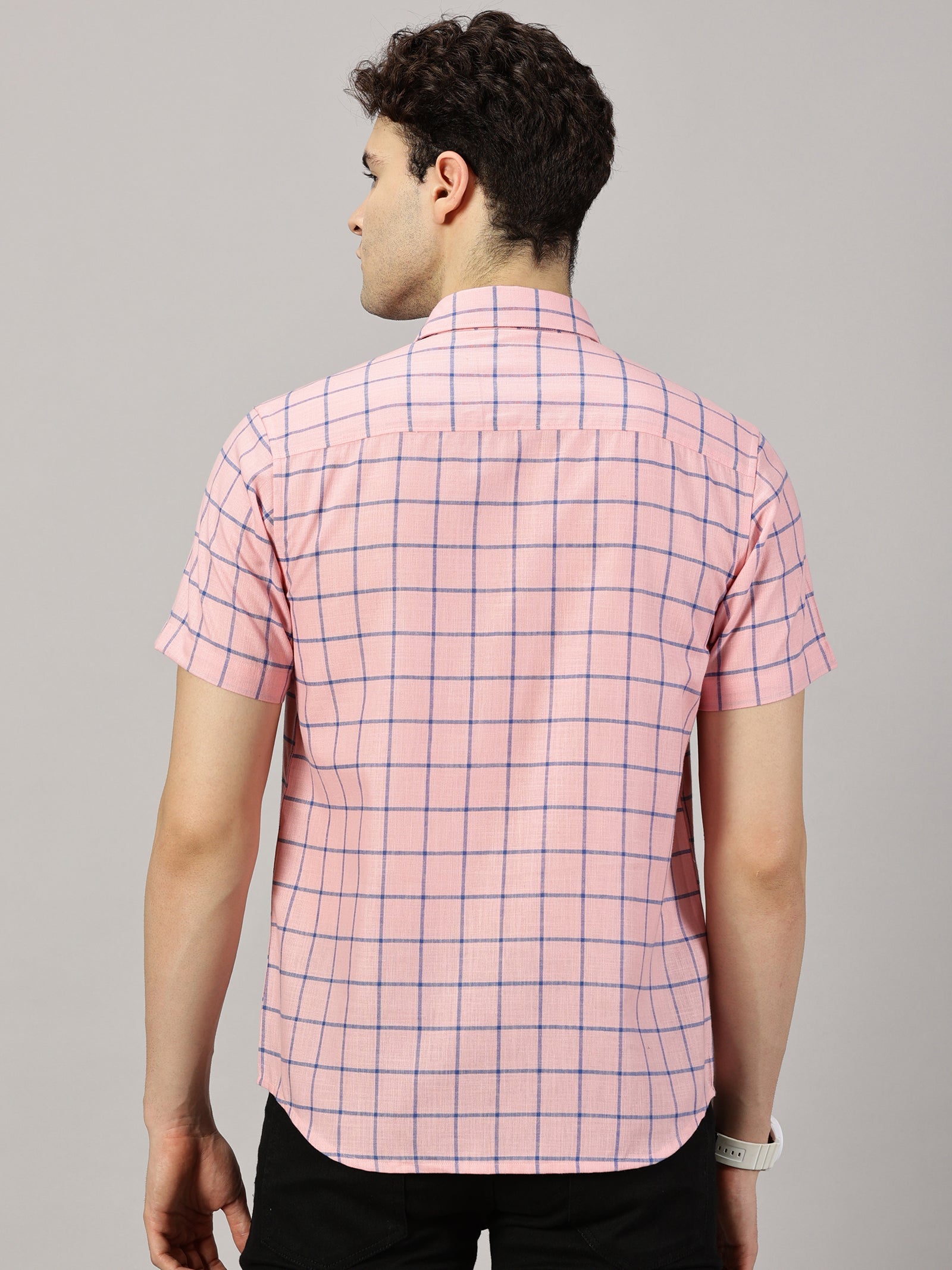 Casual : Checkered Poly Cotton shirt