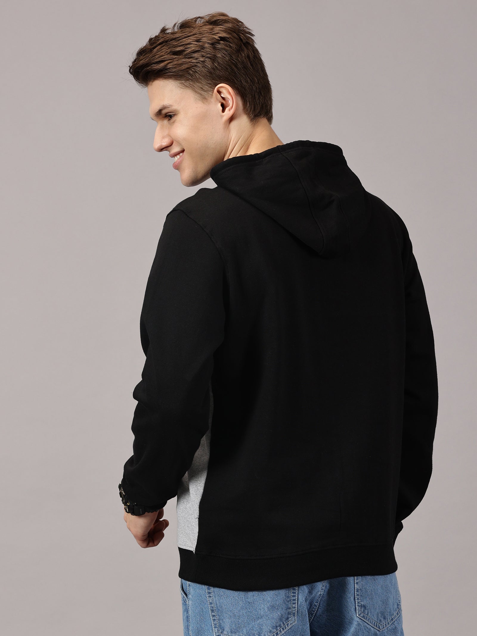 Sweatshirt : Colour Block Hoodie