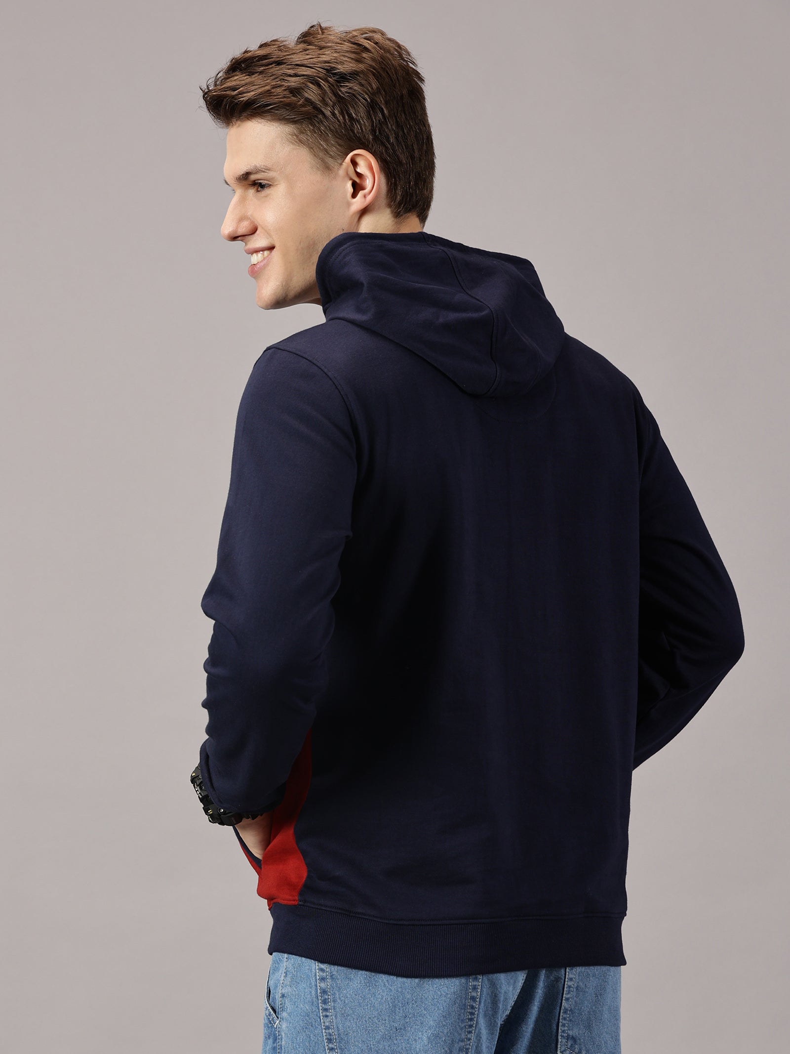 Sweatshirt : Colour Block Hoodie