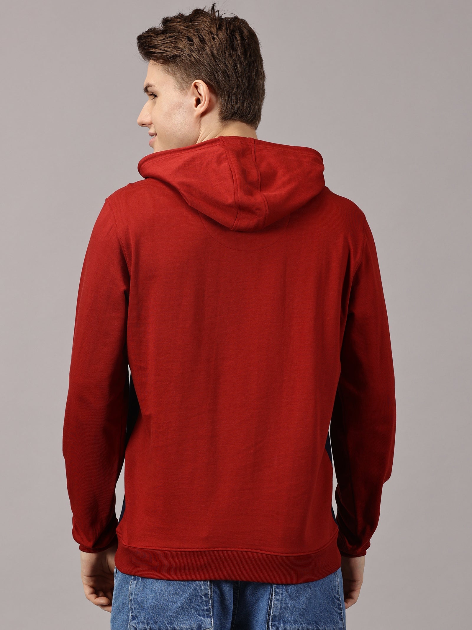 Sweatshirt : Colour Block Hoodie