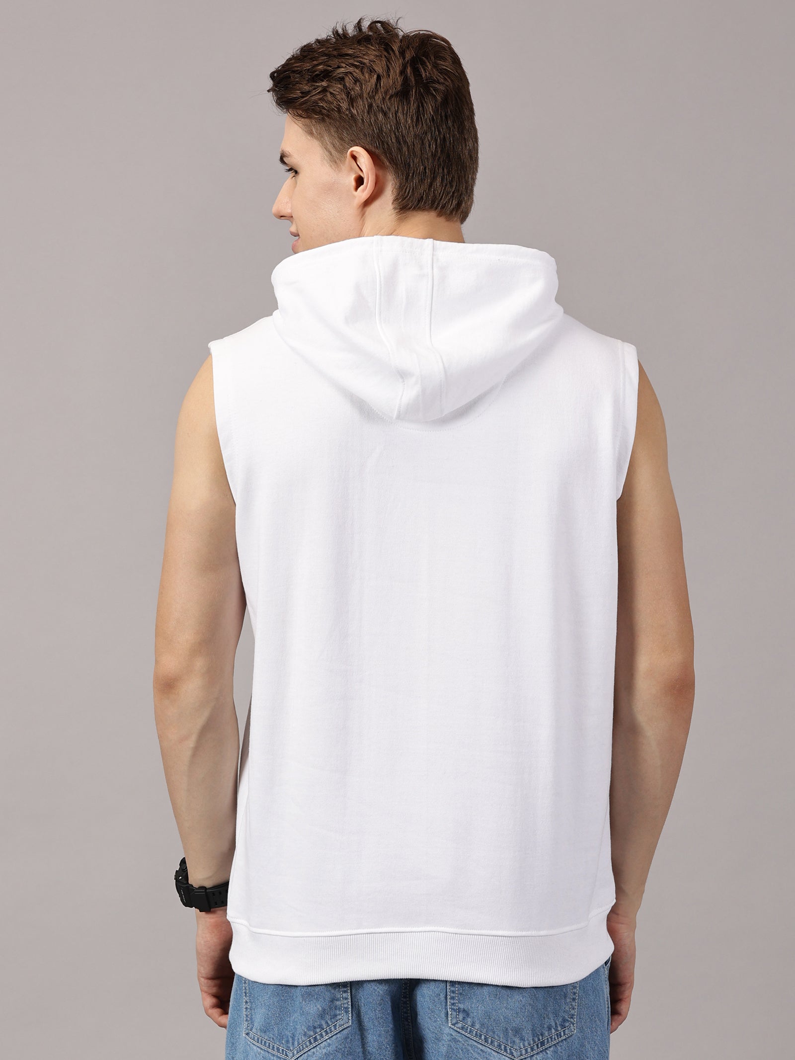 Sweatshirt : Sleeveless Hoodie