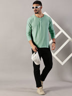 Casuals : Henley Neck T-Shirt