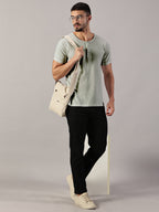 Casuals : Henley Neck T-Shirt