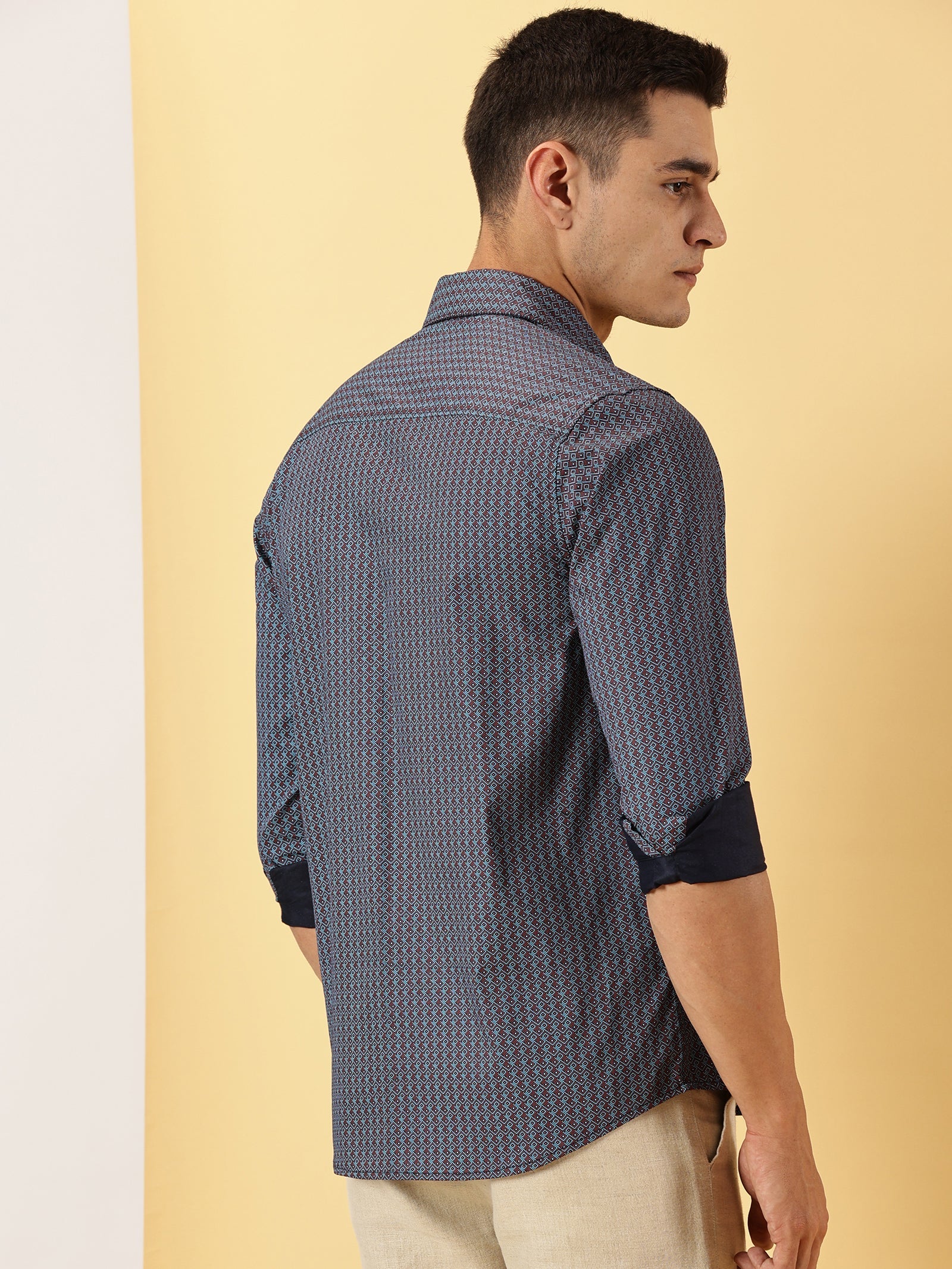 Casuals : 3D Print fullsleeve shirt