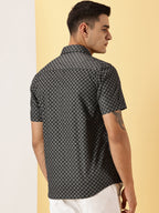 Casuals : Floral Print half sleeve shirt