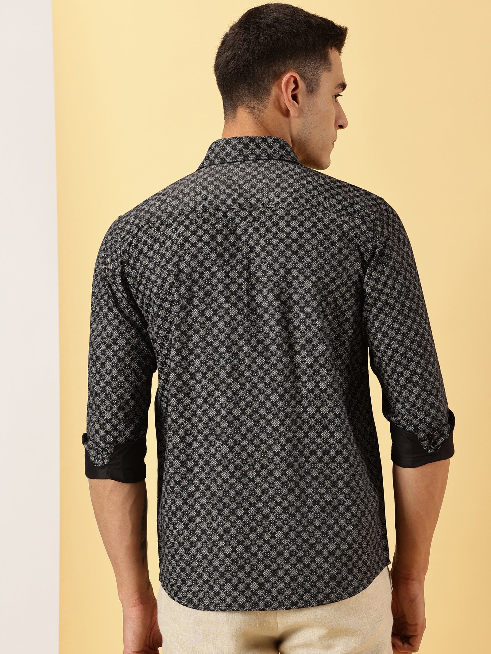 Casuals : Floral Print full sleeve shirt