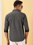 Casuals : Geometric Print fullsleeve shirt