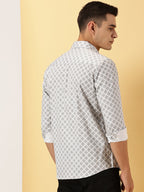 Casuals : Geometric Print fullsleeve shirt