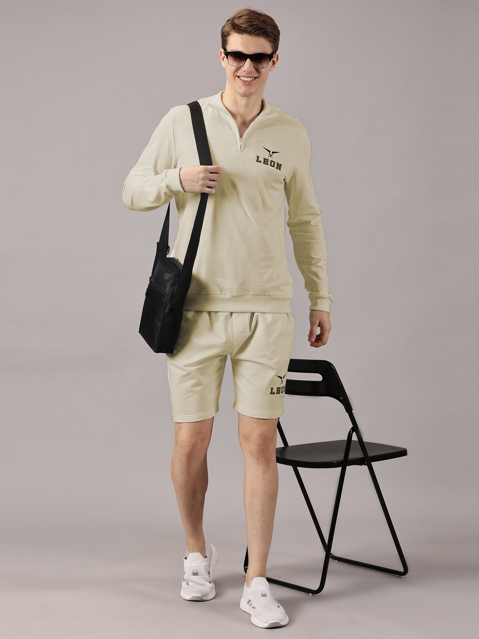 active wear :Sports High Neck and Shorts sets