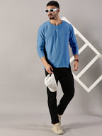 Casuals : Henley Neck T-Shirt