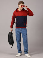 Sweatshirt : Colour Block Hoodie