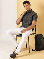 Casuals : Floral Print half sleeve shirt