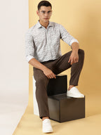 Casuals : Leaf Print full sleeve shirt