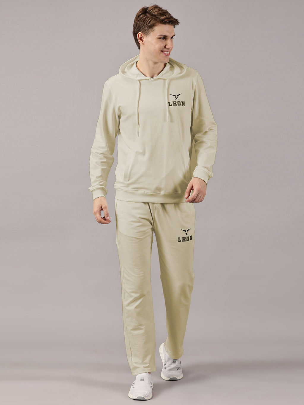 Active Wear : Sports Track Suit Beige