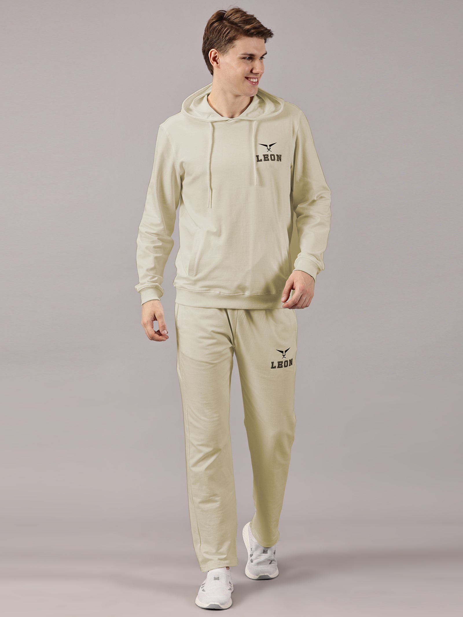 Active Wear : Sports Track Suit Beige