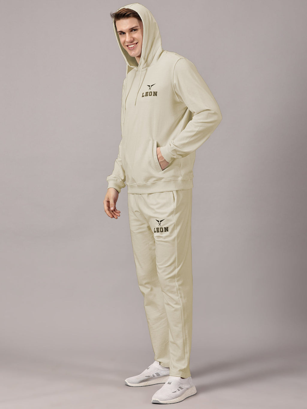 Active Wear : Sports Track Suit Beige