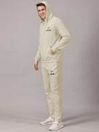 Active Wear : Sports Track Suit Beige