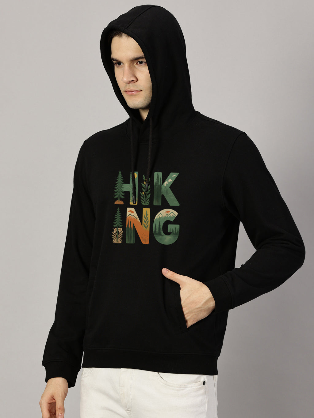 Sweatshirt : Hiking Printed Full sleeve  Hoodie