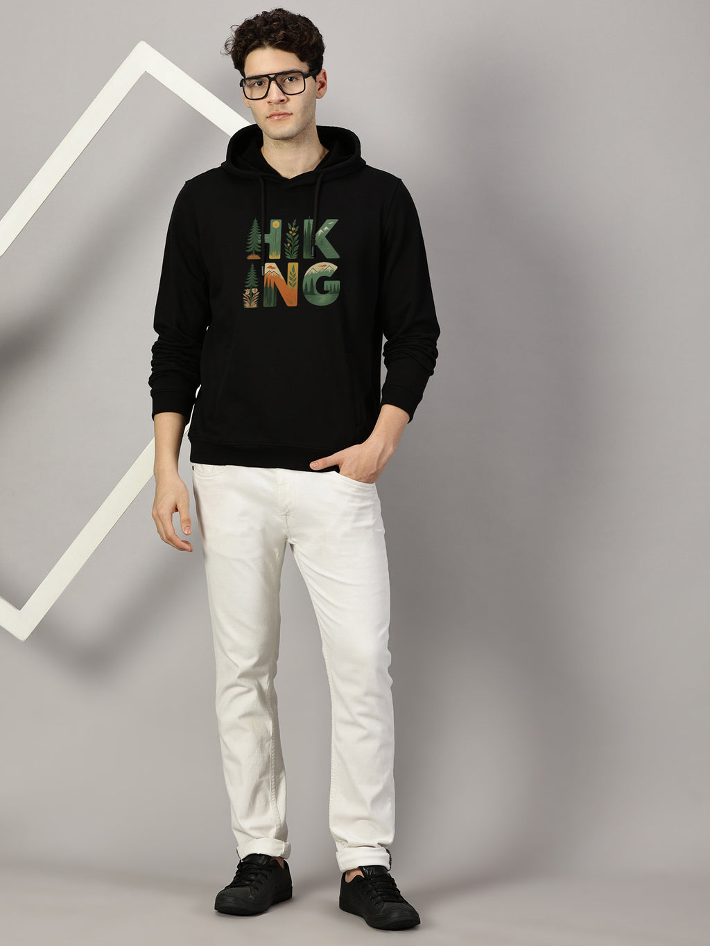 Sweatshirt : Hiking Printed Full sleeve  Hoodie