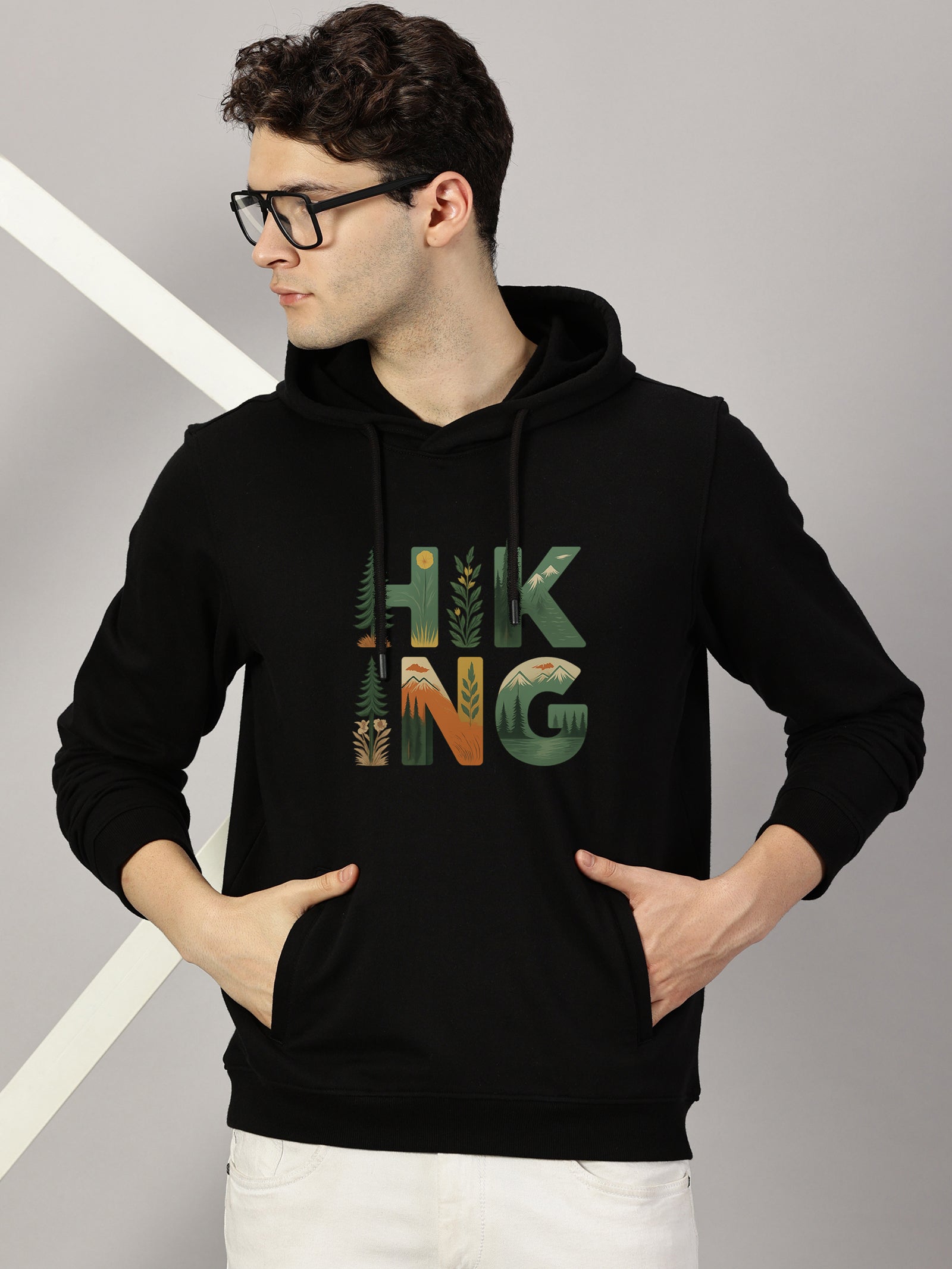Sweatshirt : Hiking Printed Full sleeve  Hoodie