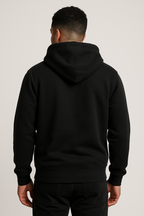 Sweatshirt : Leon Printed Kangaroo pocket Hoodie