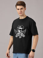 Oversized : Angel Printed T-Shirt