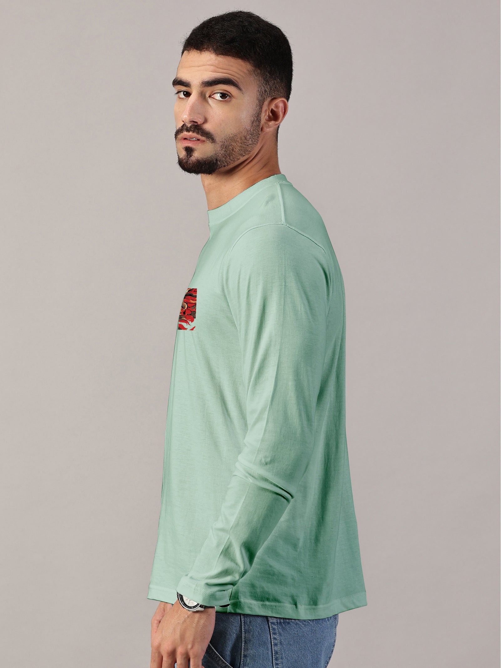 Basic Full sleeve : Dragon Printed T-Shirt