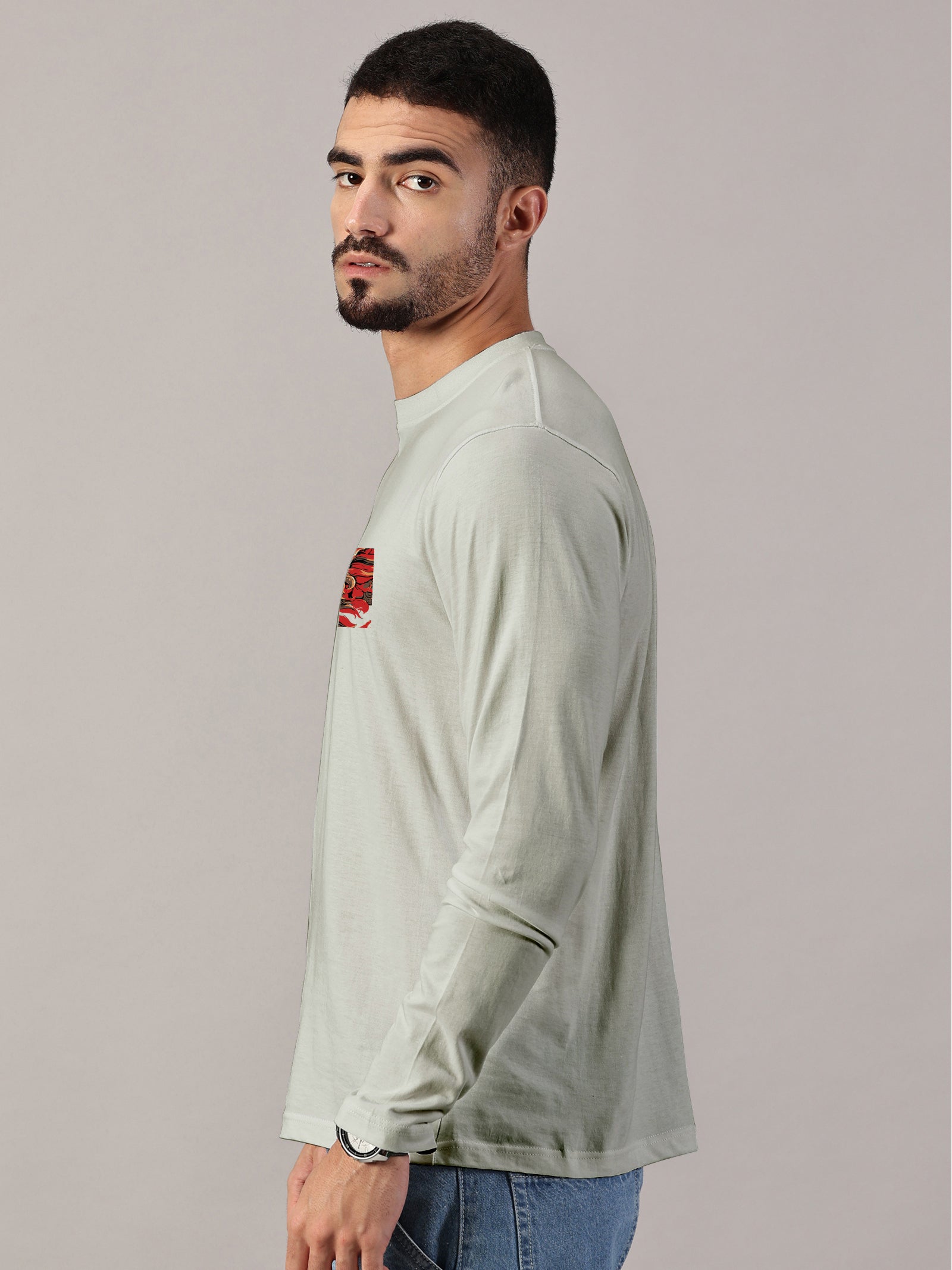 Basic Full sleeve : Dragon Printed T-Shirt