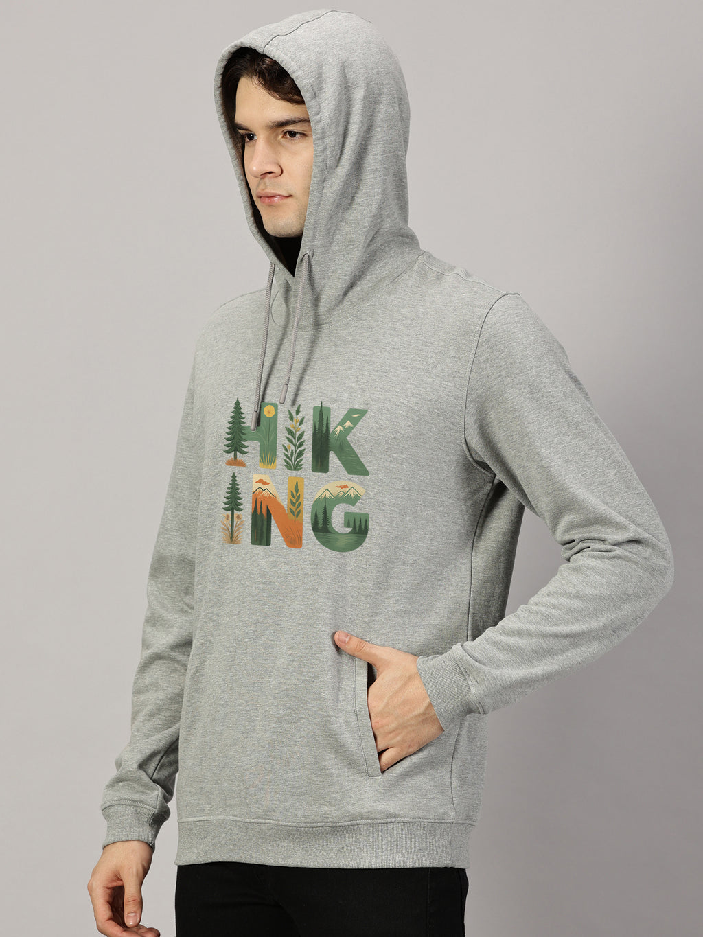 Sweatshirt : Hiking Printed Full sleeve  Hoodie