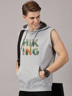 Sweatshirt ::  Hiking Printed Sleeveless Hoodie
