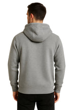 Sweatshirt : Leon Stamp Printed Kangaroo pocket Hoodie