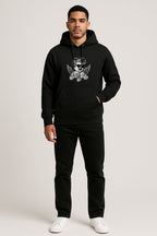 Sweatshirt :Angel Printed Kangaroo Pocket Full Sleeve Hoodie